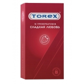 Презервативы Torex  Сладкая любовь  с ароматом клубники - 12 шт. - Torex - купить с доставкой в Жуковском