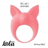 Оранжевое эрекционное кольцо Kitten Kyle - Lola Games - в Жуковском купить с доставкой