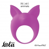 Фиолетовое эрекционное кольцо Kitten Kyle - Lola Games - в Жуковском купить с доставкой