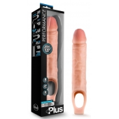 Телесный реалистичный фаллоудлинитель 10 Inch Silicone Cock Sheath Penis Extender - 25,4 см. - Blush Novelties - в Жуковском купить с доставкой
