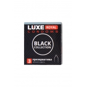 Черные презервативы LUXE Royal Black Collection - 3 шт. - Luxe - купить с доставкой в Жуковском