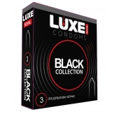 Черные презервативы LUXE Royal Black Collection - 3 шт. - Luxe - купить с доставкой в Жуковском