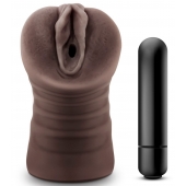 Коричневый мастурбатор-вагина Hot Chocolate Brianna - Blush Novelties - в Жуковском купить с доставкой
