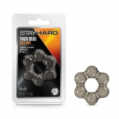 Дымчатое эрекционное кольцо Stay Hard Thick Bead Cock Ring - Blush Novelties - в Жуковском купить с доставкой