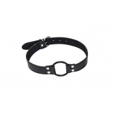 Черный кляп-кольцо Modesty - Lola Games - купить с доставкой в Жуковском