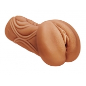Кофейный мастурбатор-вагина Dumpling - Lola Games - в Жуковском купить с доставкой