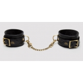 Черные оковы на ноги Bound to You Faux Leather Ankle Cuffs - Fifty Shades of Grey - купить с доставкой в Жуковском