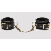 Черные наручники Bound to You Faux Leather Wrist Cuffs - Fifty Shades of Grey - купить с доставкой в Жуковском