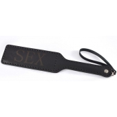 Черная гладкая шлепалка SEX - 35 см. - Sitabella - купить с доставкой в Жуковском