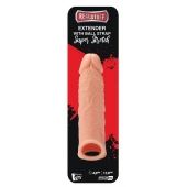Телесная насадка EXTENDER WITH BALL STRAP 6.5 - 17 см. - Dream Toys - в Жуковском купить с доставкой