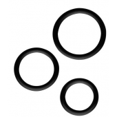 Набор из 3 эрекционных колец SILICONE COCKRINGS - Dream Toys - в Жуковском купить с доставкой