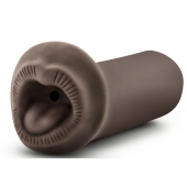 Коричневый мастурбатор-ротик Naughty Nicole - Blush Novelties - в Жуковском купить с доставкой