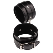 Черные оковы Classic Ankle Cuffs - Chisa - купить с доставкой в Жуковском