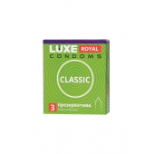 Гладкие презервативы LUXE Royal Classic - 3 шт. - Luxe - купить с доставкой в Жуковском