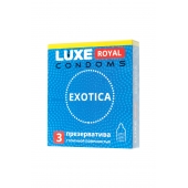 Текстурированные презервативы LUXE Royal Exotica - 3 шт. - Luxe - купить с доставкой в Жуковском