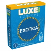 Текстурированные презервативы LUXE Royal Exotica - 3 шт. - Luxe - купить с доставкой в Жуковском