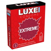 Текстурированные презервативы LUXE Royal Extreme - 3 шт. - Luxe - купить с доставкой в Жуковском
