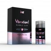 Жидкий интимный гель с эффектом вибрации Vibration! Bubble Gum - 15 мл. - INTT - купить с доставкой в Жуковском