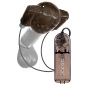 Дымчатый вибростимулятор головки пениса Dual Vibrating Head Teaser - Pipedream - в Жуковском купить с доставкой
