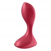 Красный вибромассажёр простаты Satisfyer Backdoor Lover - 14 см. - Satisfyer - в Жуковском купить с доставкой