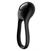 Черное эрекционное виброкольцо Majestic Duo - Satisfyer - в Жуковском купить с доставкой