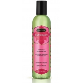 Массажное масло Naturals Strawberry Dreams с ароматом клубники - 236 мл. - Kama Sutra - купить с доставкой в Жуковском