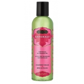 Массажное масло Naturals Strawberry Dreams с ароматом клубники - 59 мл. - Kama Sutra - купить с доставкой в Жуковском