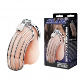 Металлическая клетка Prisoner Cock Сage с замком - BlueLine - купить с доставкой в Жуковском