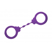 Фиолетовые силиконовые поножи Limitation - Lola Games - купить с доставкой в Жуковском