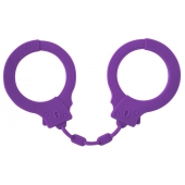 Фиолетовые силиконовые поножи Limitation - Lola Games - купить с доставкой в Жуковском