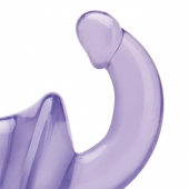 Фиолетовый безремневой страпон Strapless Strap-On - Lux Fetish - купить с доставкой в Жуковском