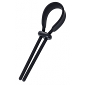 Черное эрекционное лассо на пенис Keb - A-toys - в Жуковском купить с доставкой