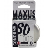 Экстремально тонкие презервативы в железном кейсе MAXUS Extreme Thin - 3 шт. - Maxus - купить с доставкой в Жуковском