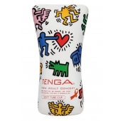 Мастурбатор-туба Keith Haring Soft Tube CUP - Tenga - в Жуковском купить с доставкой