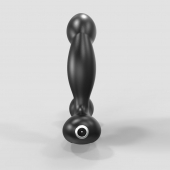 Черный вибромассажер простаты и промежности Prostate Pro с пультом ДУ - Bathmate - в Жуковском купить с доставкой