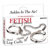 Металлические наручники Metal Leg Cuffs - Pipedream - купить с доставкой в Жуковском