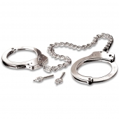 Металлические наручники Metal Leg Cuffs - Pipedream - купить с доставкой в Жуковском