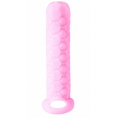 Розовый фаллоудлинитель Homme Long - 13,5 см. - Lola Games - в Жуковском купить с доставкой