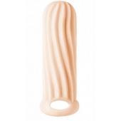 Телесный фаллоудлинитель Homme Wide - 13 см. - Lola Games - в Жуковском купить с доставкой