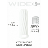Белый фаллоудлинитель Homme Wide - 13 см. - Lola Games - в Жуковском купить с доставкой
