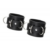 Черные наручники Anonymo на сцепке - ToyFa - купить с доставкой в Жуковском