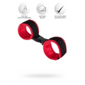 Красно-черные велюровые оковы Anonymo - ToyFa - купить с доставкой в Жуковском