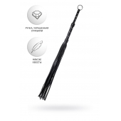 Черный флоггер Anonymo - 64 см. - ToyFa - купить с доставкой в Жуковском