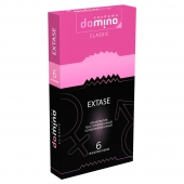 Презервативы с точками и рёбрышками DOMINO Classic Extase - 6 шт. - Domino - купить с доставкой в Жуковском