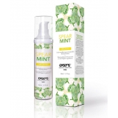 Разогревающее массажное масло Gourmet Spearmint Organic с органическими ингредиентами - 50 мл. - Exsens - купить с доставкой в Жуковском