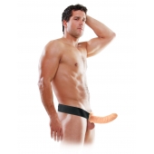 Полый страпон 8  Hollow Strap-On телесного цвета - 19 см. - Pipedream - купить с доставкой в Жуковском