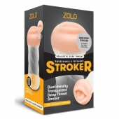 Мастурбатор-ротик ZOLO DEEP THROAT - Zolo - в Жуковском купить с доставкой