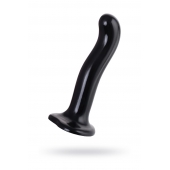 Черный стимулятор для пар P G-Spot Dildo Size L - 19 см. - Strap-on-me - в Жуковском купить с доставкой