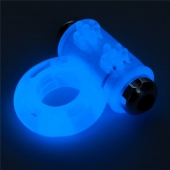 Голубое, светящееся в темноте эрекционное виброкольцо Lumino Play Vibrating Penis Ring - Lovetoy - в Жуковском купить с доставкой