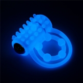 Голубое, светящееся в темноте виброкольцо Lumino Play Vibrating Penis Ring - Lovetoy - в Жуковском купить с доставкой